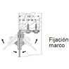 Gancho de suspensión cortina Fermoflex