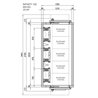 Abatidor modular multi-funcion AFINOX 600