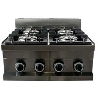 Cocina gas 4 fuegos 704