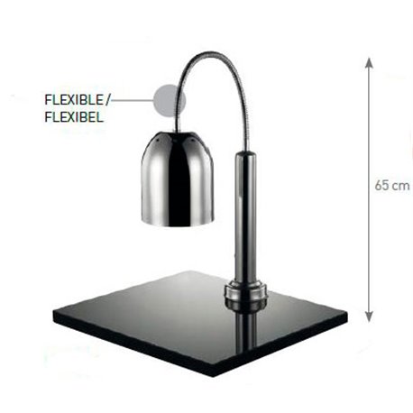 Lámpara infrarrojos con pie inox