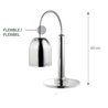 Lámpara infrarrojos con pie inox