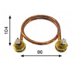 Resistencia cafetera Mini Moka 800W/1