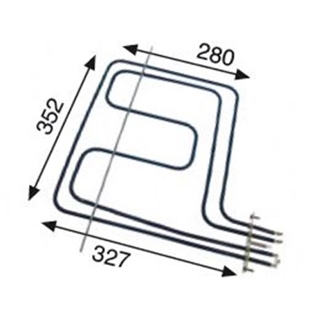 Resistencia Horno TEKA 11