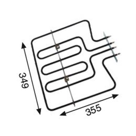 Resistencia Horno ZANUSSI 5