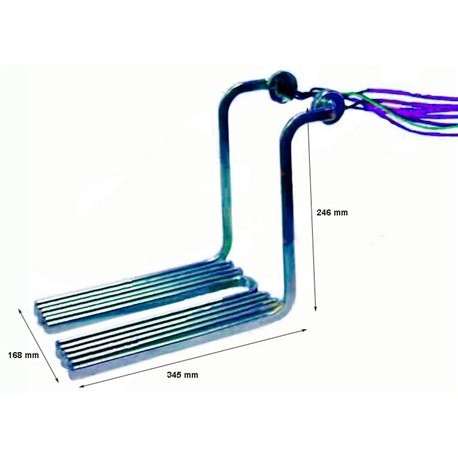 Resistencia freidora Electrolux / Zanussi 3