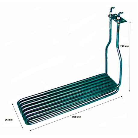 Resistencia freidora Electrolux / Zanussi 2