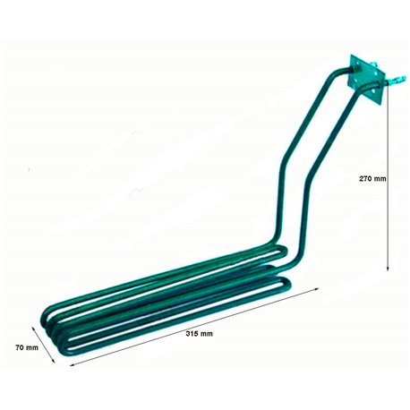 Resistencia freidora Electrolux / Zanussi 13