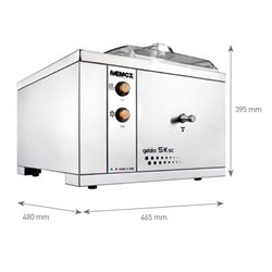 Mantecadora profesional GELATO 5K SC