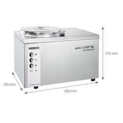 Mantecadora profesional automatica GELATO