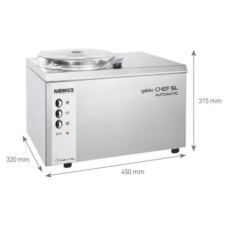 Mantecadora profesional automatica GELATO