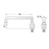 Caño plano orientable CC/120