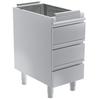 Mueble 3 cajones fondo 700