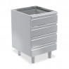 Mueble 3 cajones fondo 700