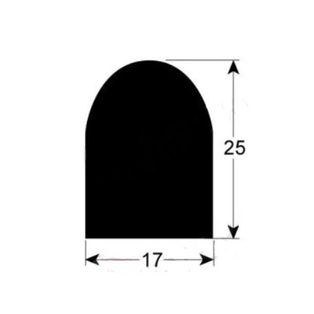 Burlete calor puerta para carros 4020