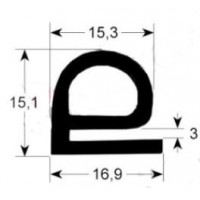 Burlete puerta alta temperatura 2220
