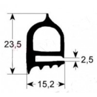 Burlete puerta alta temperatura 2240