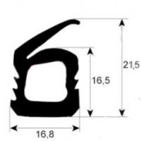Burlete puerta alta temperatura 2275