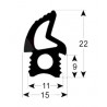Burlete puerta alta temperatura 2769