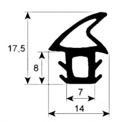 Burlete puerta alta temperatura 2745
