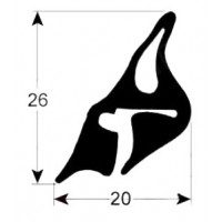 Burlete puerta alta temperatura 2515