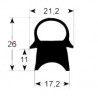 Burlete puerta alta temperatura 2441