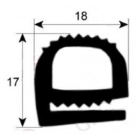 Burlete puerta alta temperatura 2257