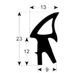 Burlete puerta alta temperatura 2458