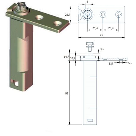 Bisagra pivotante FA5