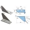 Soporte superior para bisagras DB633