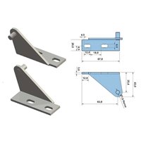 Soporte superior para bisagras DB641