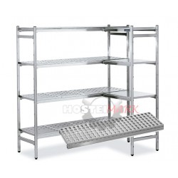 Estanterias camaras en acero inoxidable y polipropileno