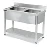 Fregadero industrial 1300x600