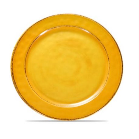 Plato presentación amarillo