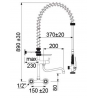 Grifo ducha pared G-22