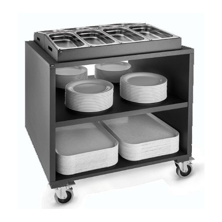 Carro buffet negro 1 GN