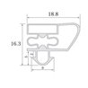 Burlete UR-3700 (2.5 mts)