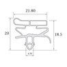 Burlete UR-610 (2.5 mts)