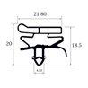 Burlete UR-610 (2.5 mts)