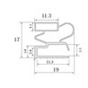 Burlete UR-649 (2.5 mts)