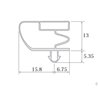 Burlete UR-759 (2.5 mts)