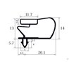 Burlete UR-760 (2.5 mts)