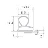 Burlete UR-639 (2.5 mts)