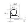 Burlete UR-639 (2.5 mts)