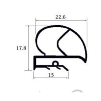 Burlete UR-765 (2.5 mts)