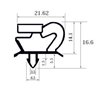 Burlete UR-3400 (2.5 mts)