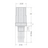 Pata regulable 30x30 NC