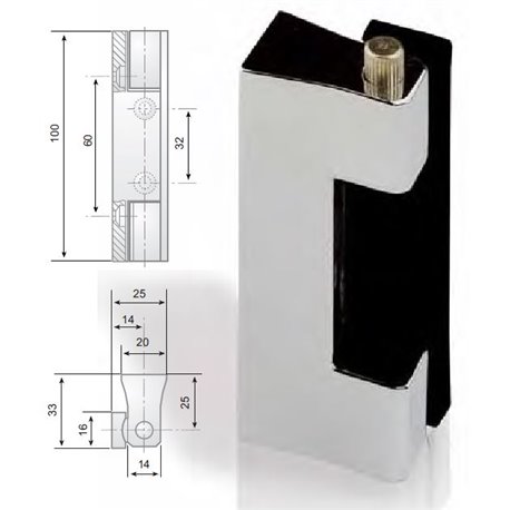 Bisagra nevera G-303 PV