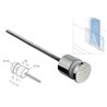 Conector para tubo redondo a pared