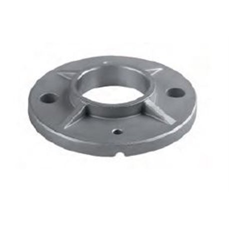 Placa base para fijación a suelo de alta resistencia para tubo