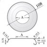 Valona o embellecedor de Ø 108 mm